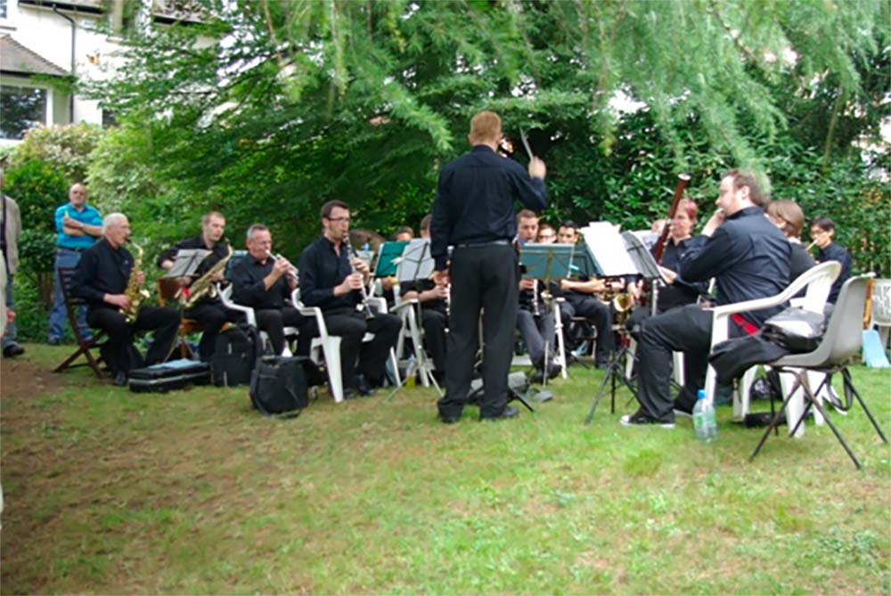 London Gay Sonic Winds at Mardi on the Grass 2010.